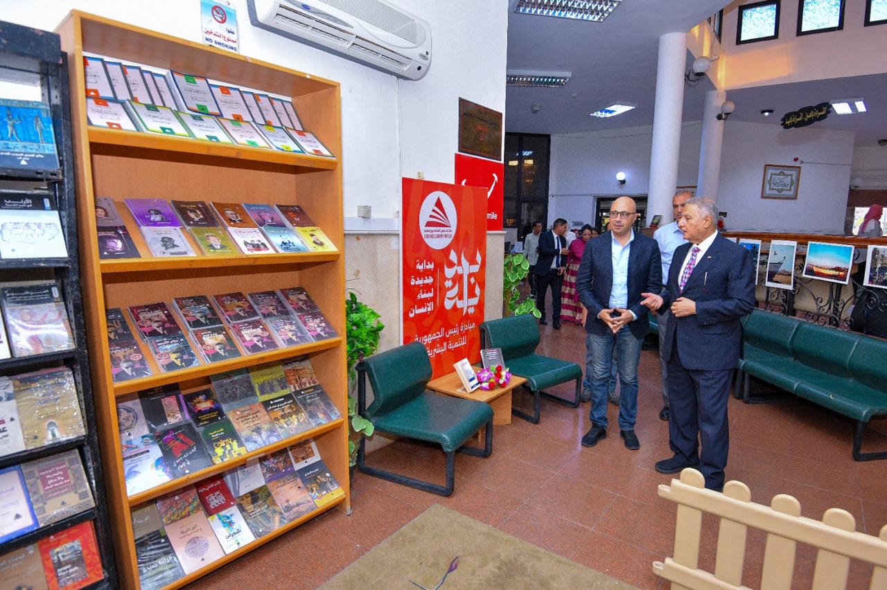 الهيئة العامة للكتاب تفتتح أول منفذ بيع داخل مكتبة بورسعيد العامة